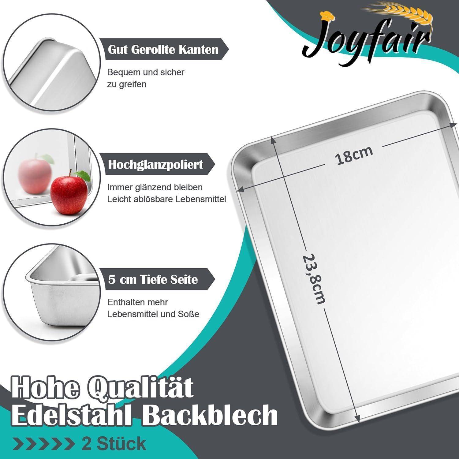 Backblech Edelstahl Klein Auflaufform Ofenblech Rechteckig Tiefes
