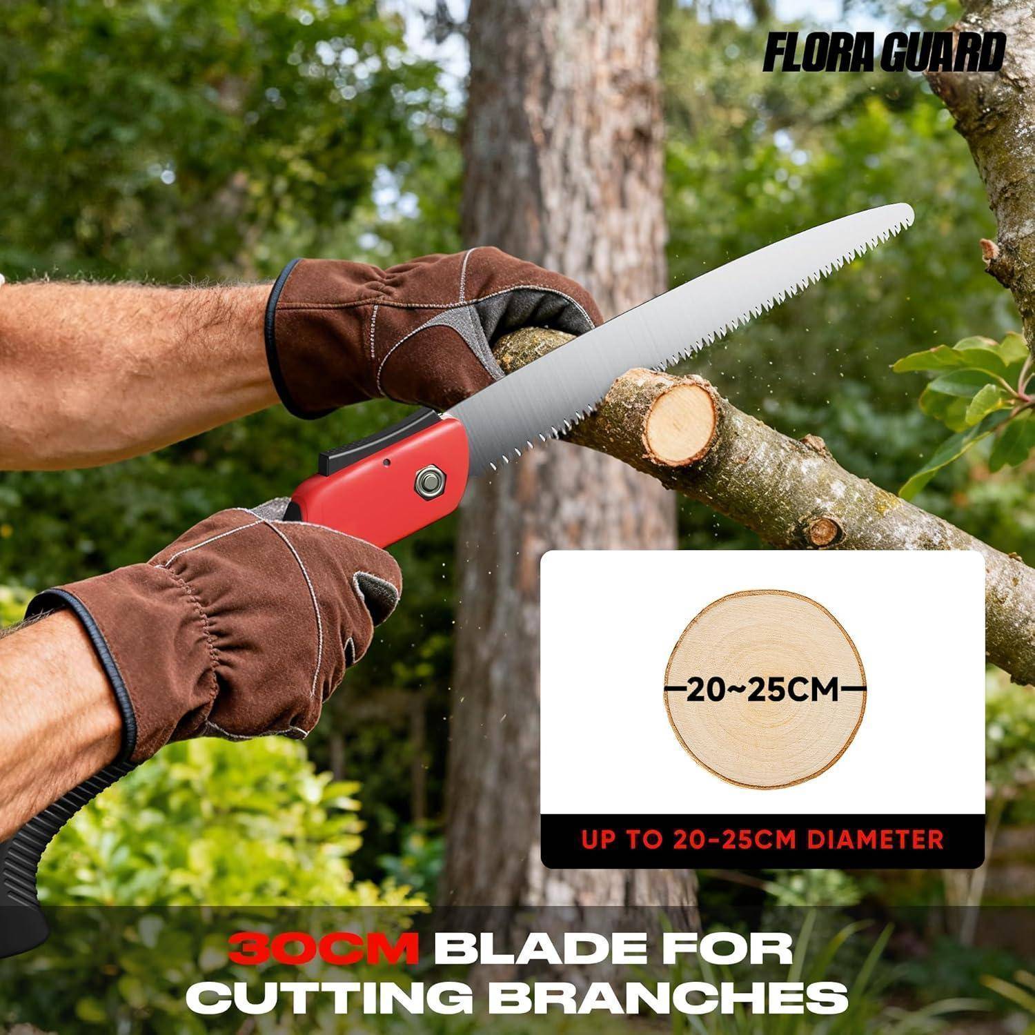 Klappsäge Astsäge Handsäge SK5 Stahl 3D Rasierzahnung Holz 30cm