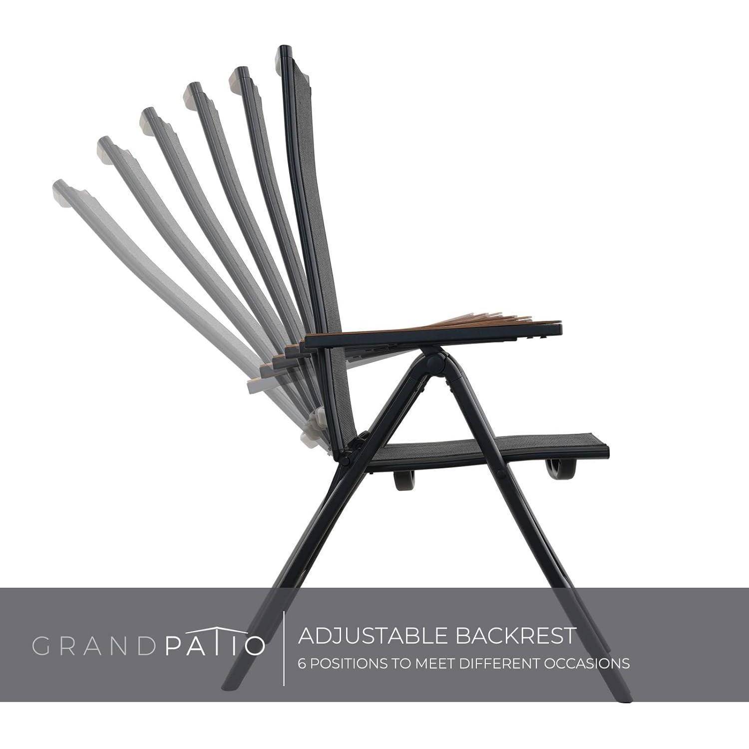 Ein Klappstuhl mit einer 