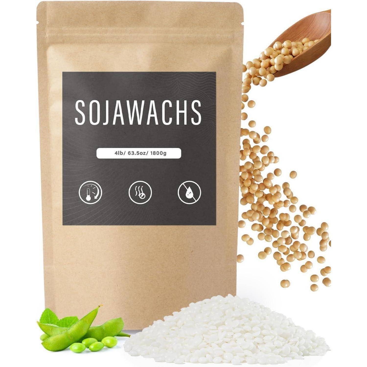 Sojawachs Kerzen Kerzenwachs Kerzenherstellung Bio 1.8KG