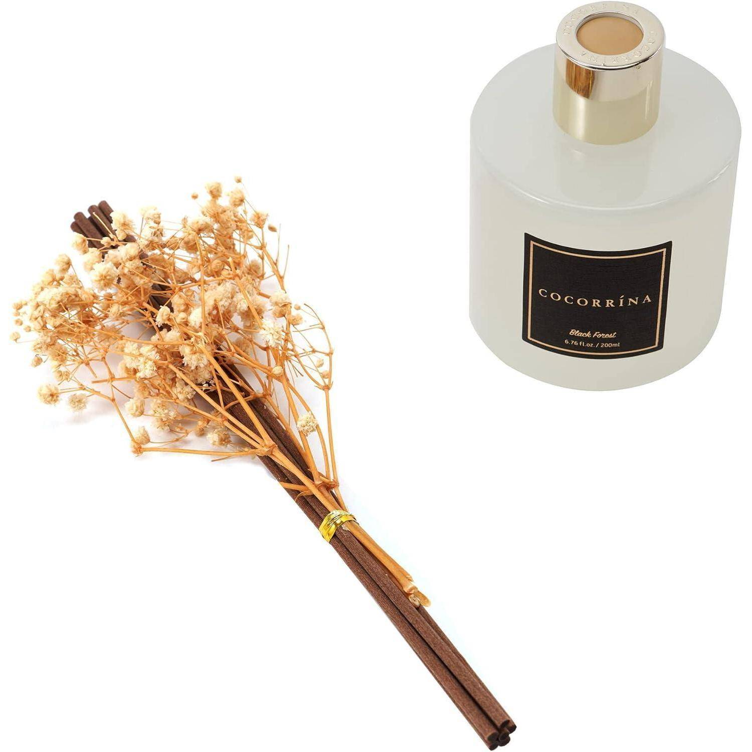 Raumduft Reed Diffuser 8 Duftstäbchen Badezimmer Schwarzwald 200ml