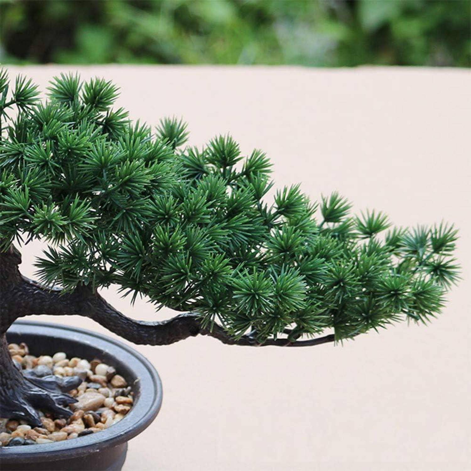 Künstlicher Bonsai-Baum Japanische Kiefern-Pflanze 19 cm 34 cm