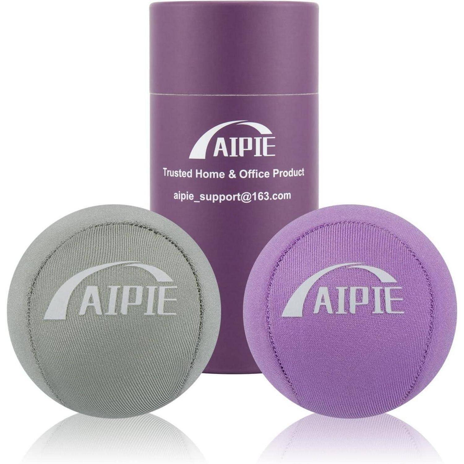 Handtrainer Griffstärke Griffbälle 3er Silber hellviolett tiefviolett