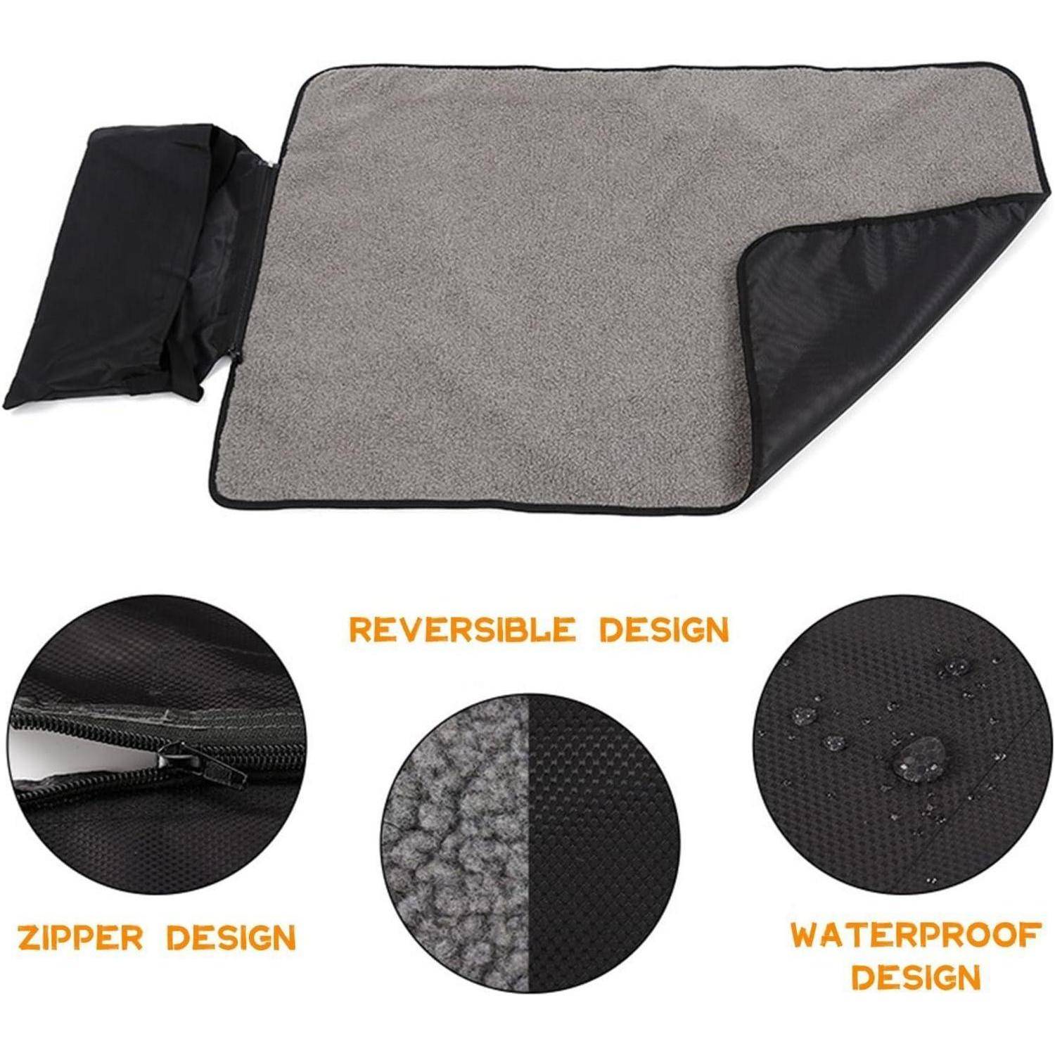 Faltbare wasserdichte Haustier Decke Katze Hundematte 100x70cm Outdoor