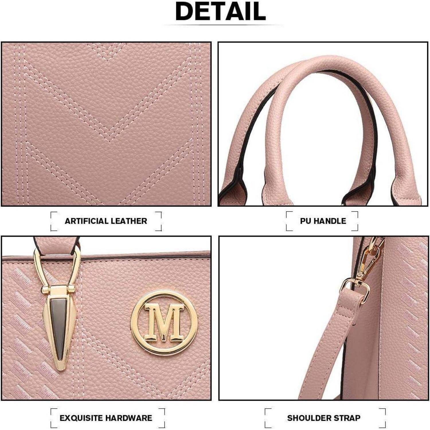 Handtasche Damen Mittelgroß in Blau vielseitig organisiert
