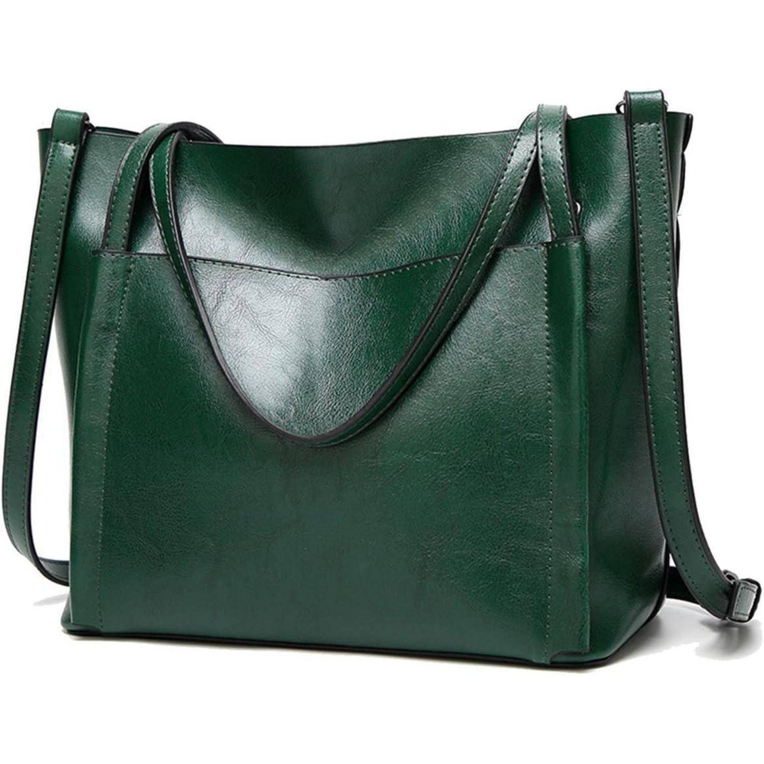 Damen Groß Shopper Schultertasche Umhängetasche Blau