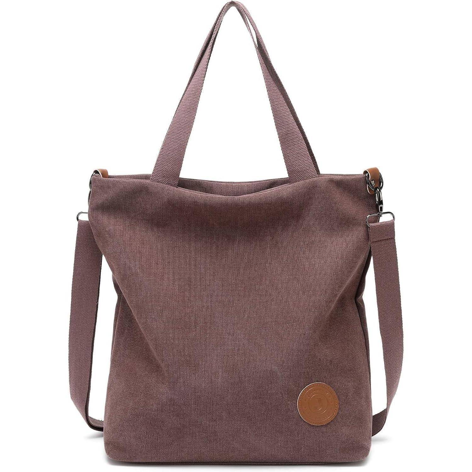 Damen Canvas Handtasche Schultertasche Multifunktionale Umhängetasche