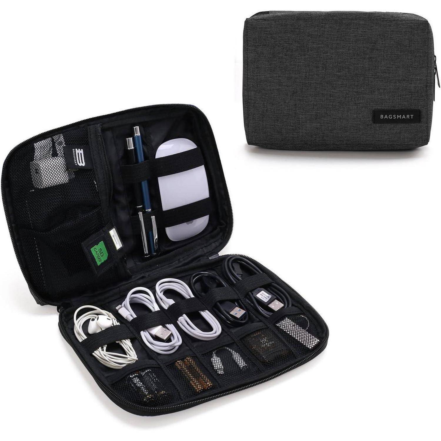 Electronics Cable Organizer for USB Sticks Memory Cards