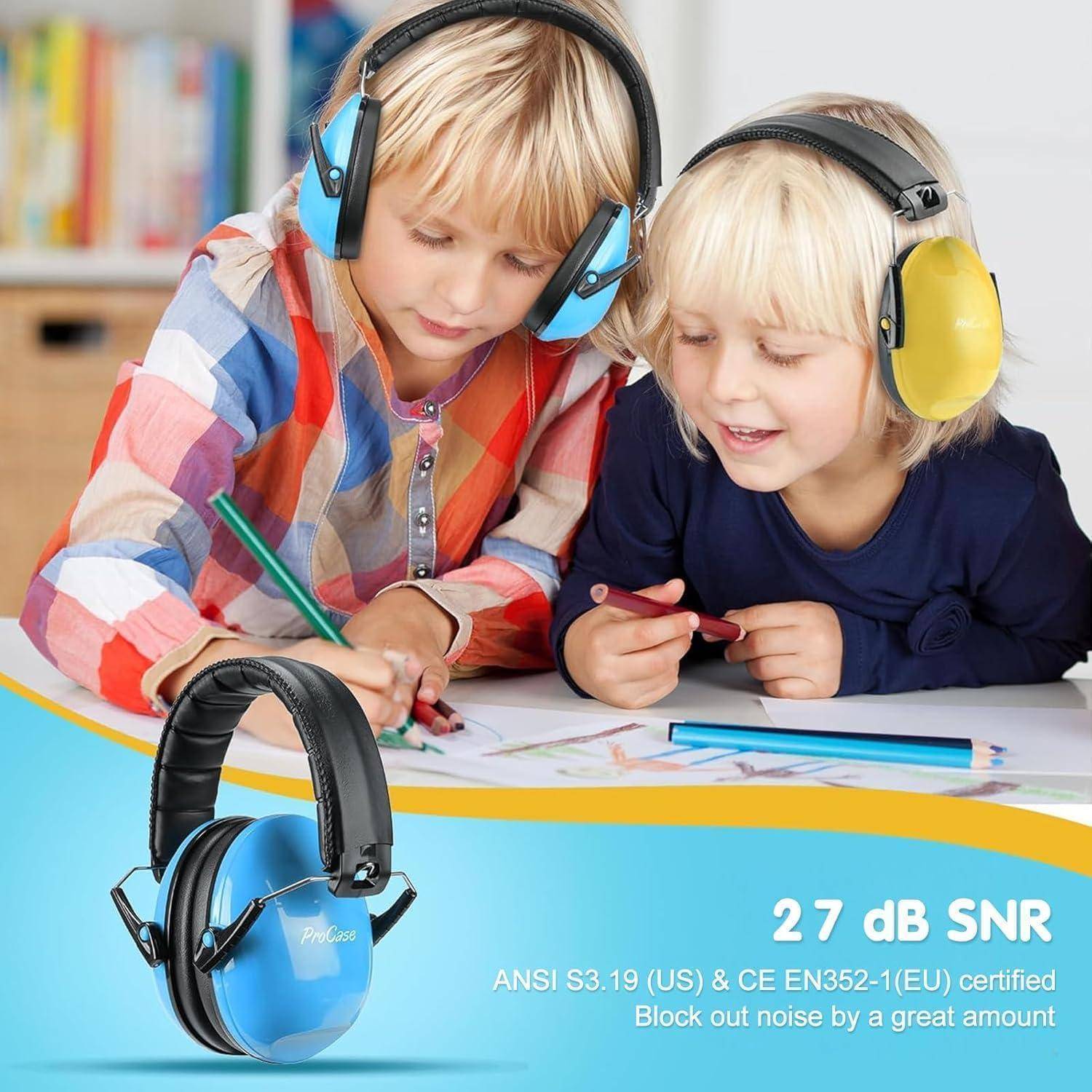 Gehörschutz Kinder NRR21dB Ohrenschützer Blau 1