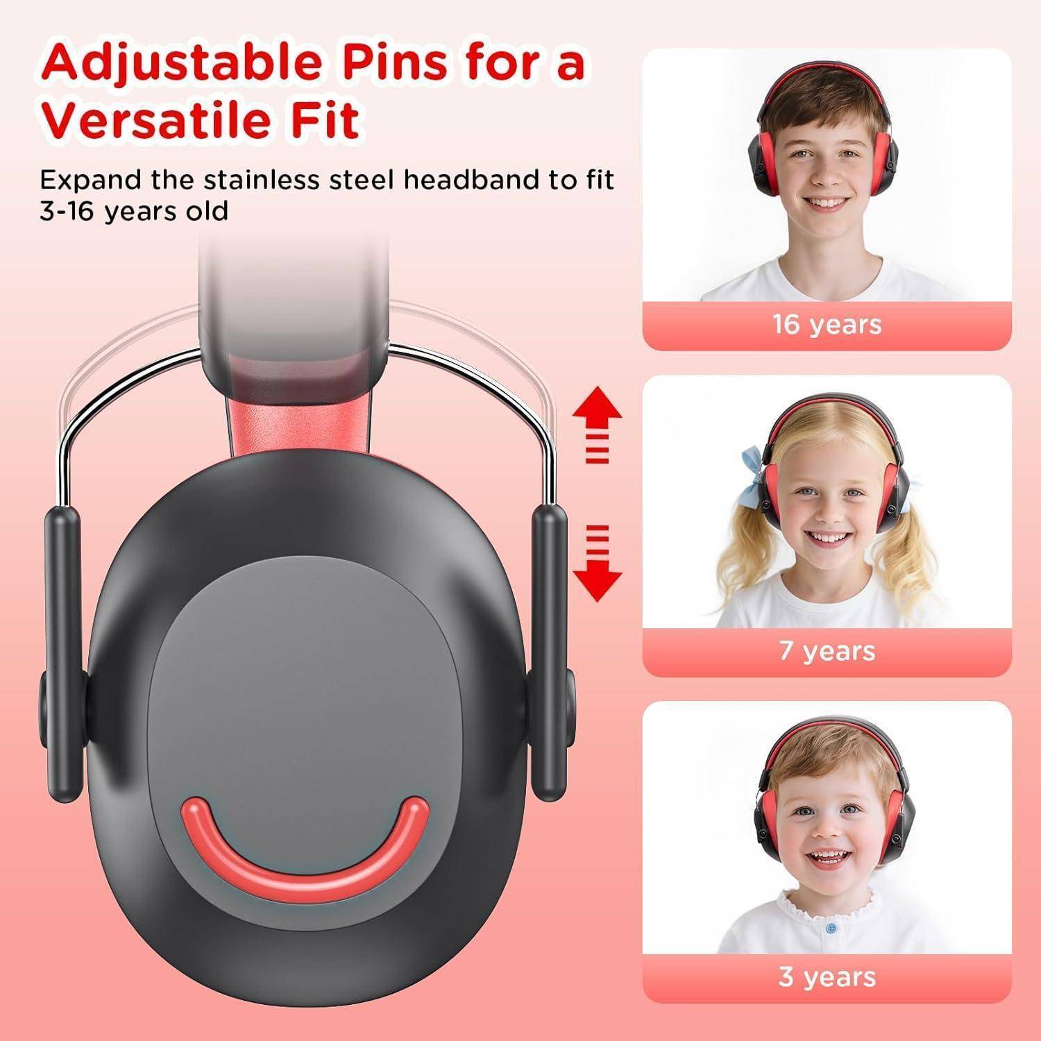 Gehörschutz Kinder Kapselgehörschutz SNR30dB 3 16 Schwarz-1 Stück