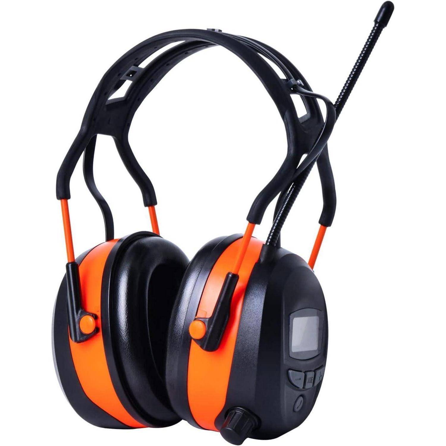 Kapselgehörschutz NRR 29 dB kabellos Bluetooth DAB+ FM MP3