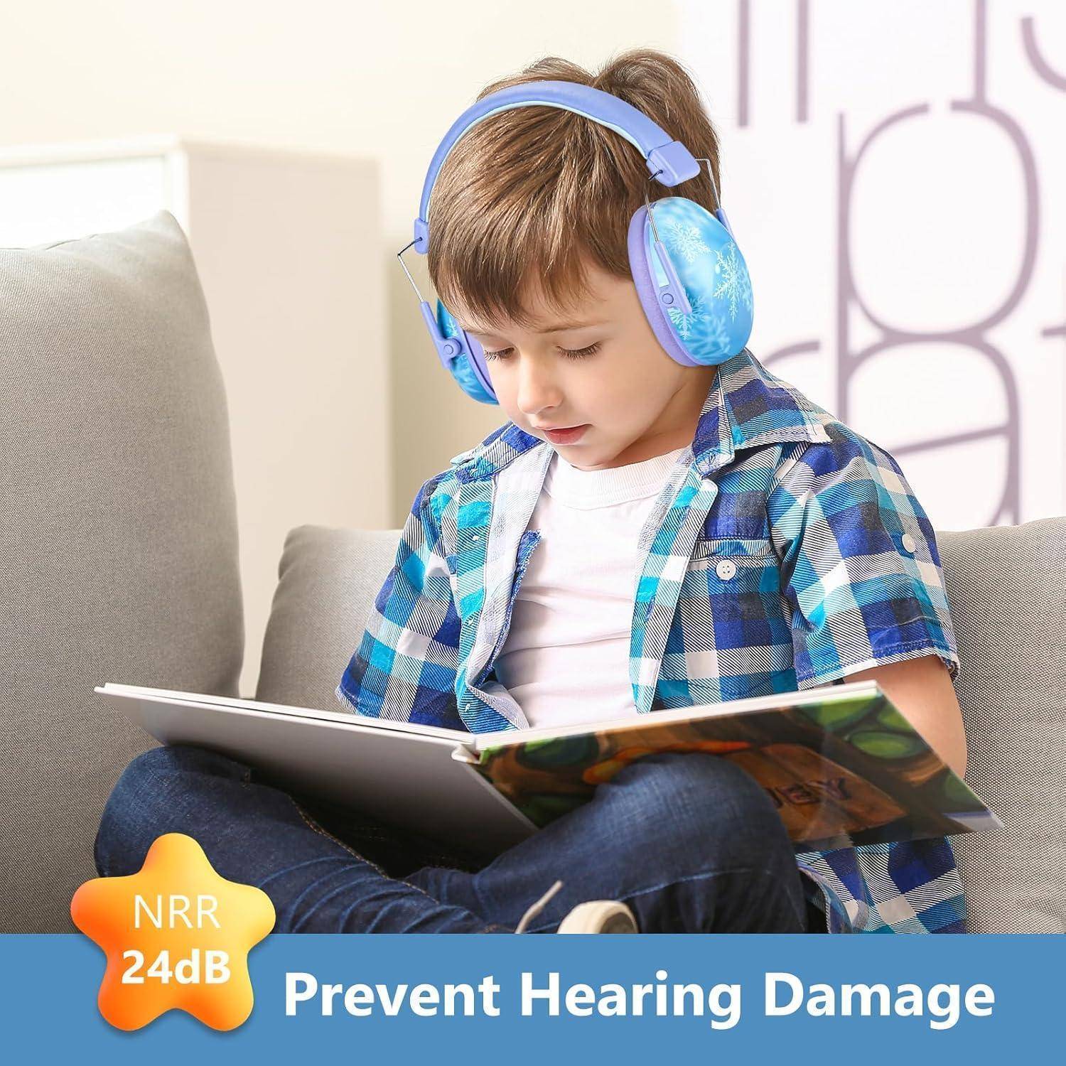 Gehörschutz Kinder Kapselgehörschutz NRR24dB Verstellbar Frozen