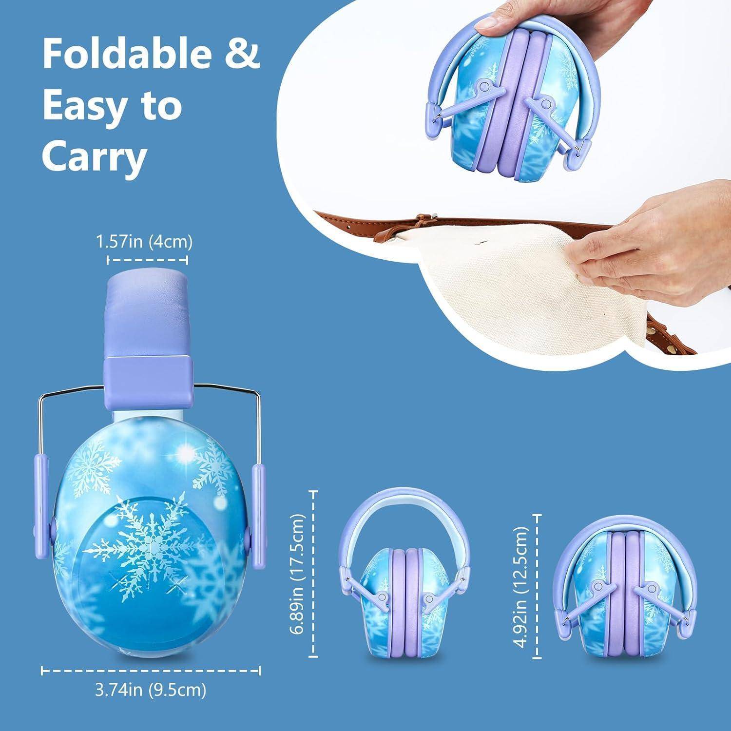 Gehörschutz Kinder Kapselgehörschutz NRR24dB Verstellbar Frozen