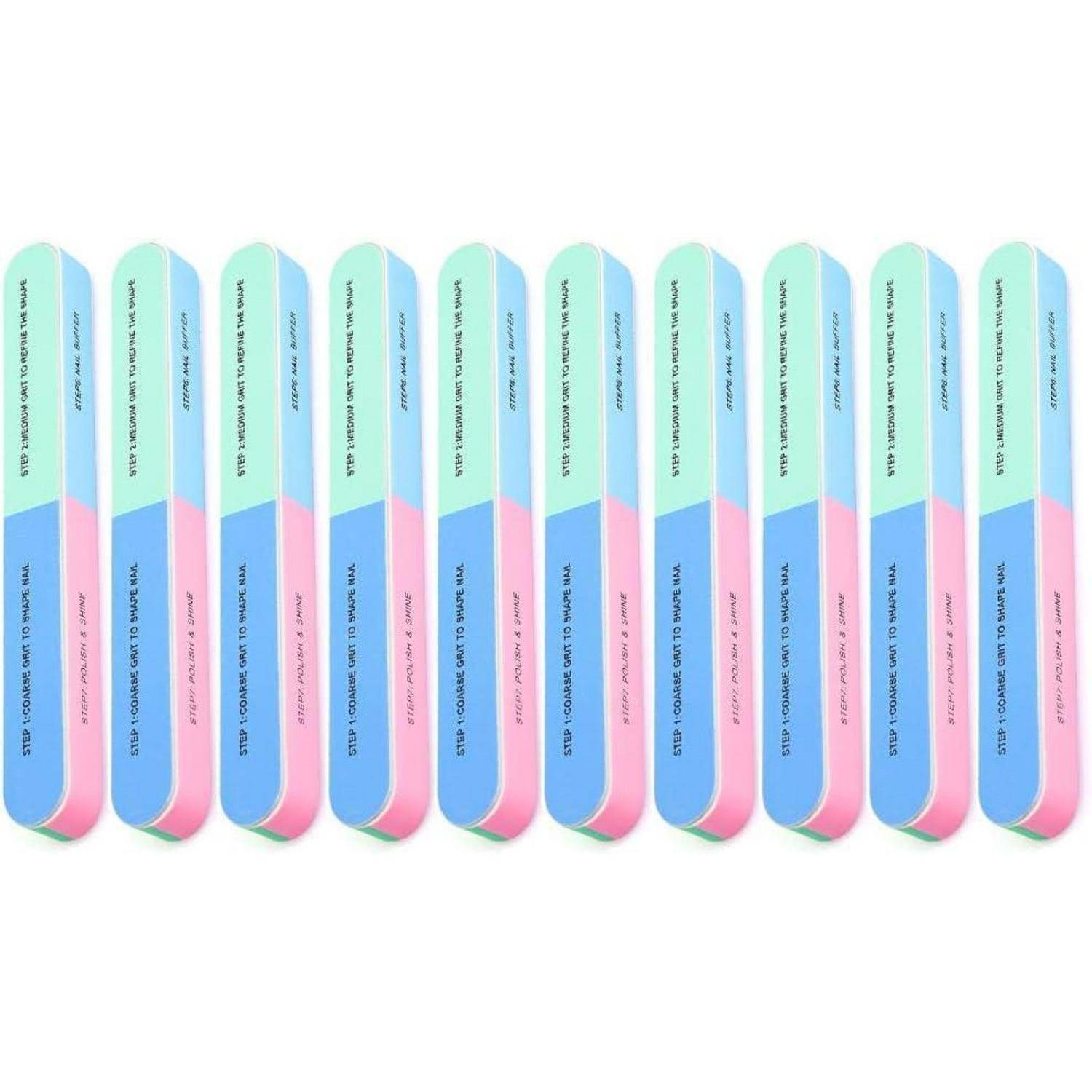 Nagelfeilen Set 10 Stück Naturnägel Polierfeile Fingernägel Buffer