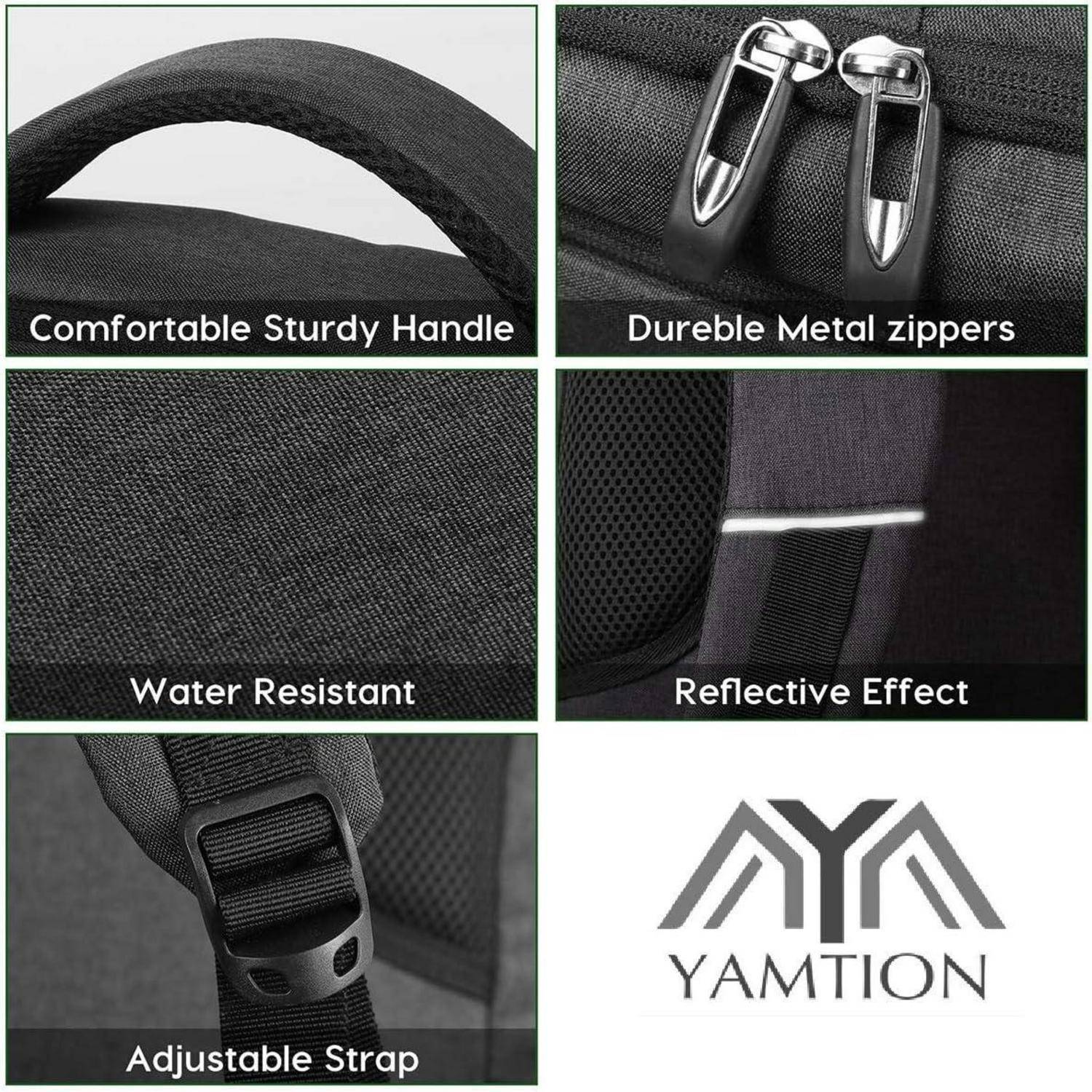 Rucksack Herren Schulrucksack Jungen Teenager Laptop 15.6 Zoll