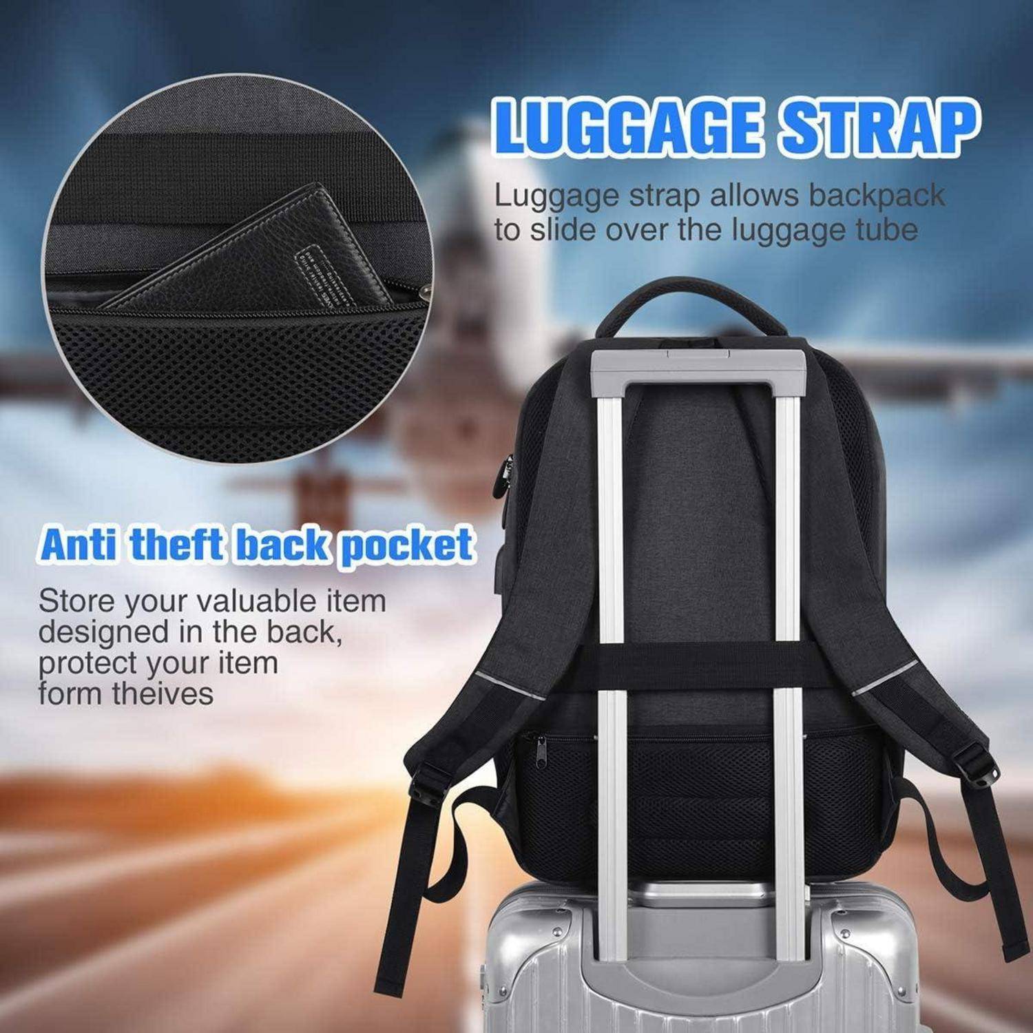 Rucksack Herren Schulrucksack Jungen Teenager Laptop 15.6 Zoll