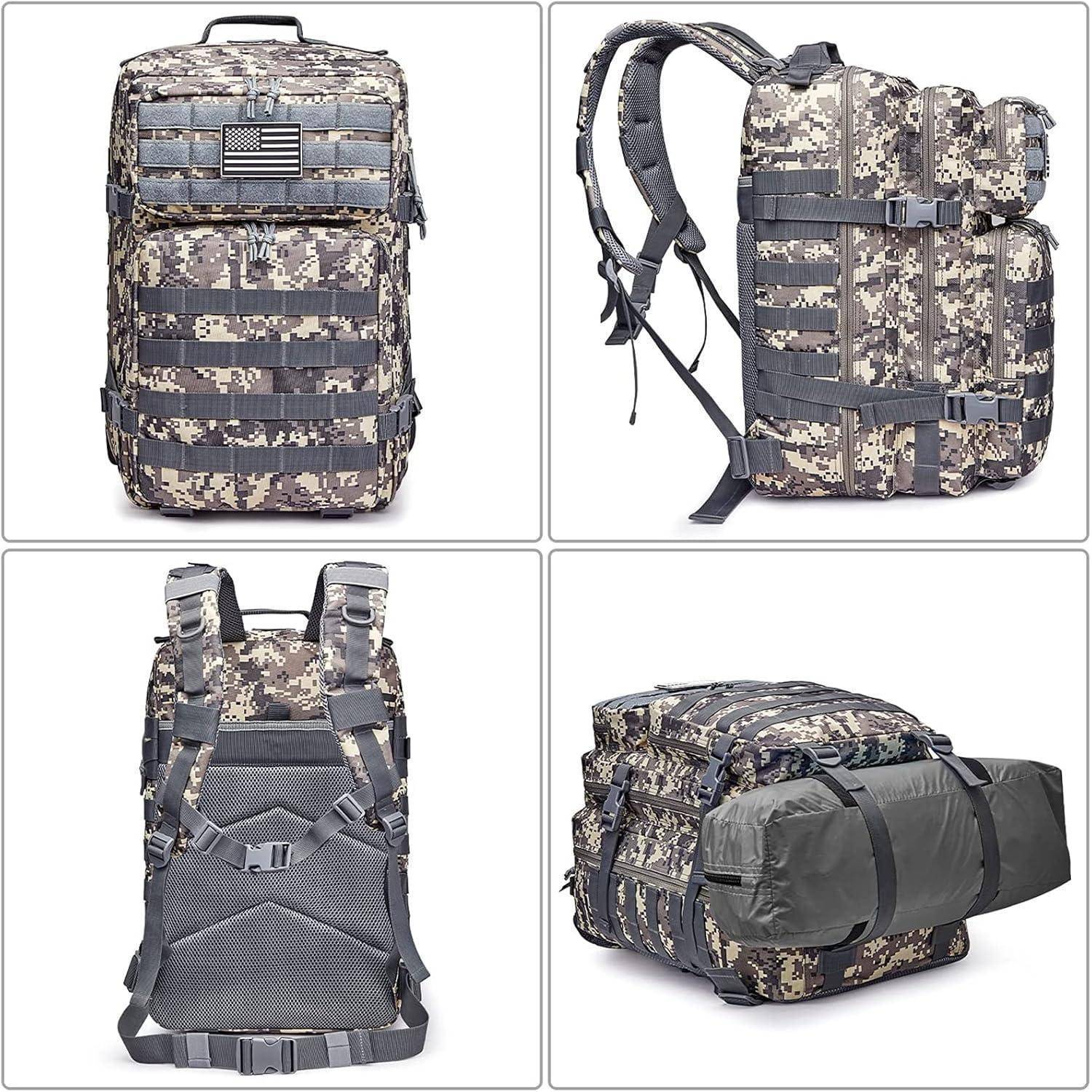 Rucksack 40L Militärisch Taktisch Molle Assault Pack Outdoor Camping