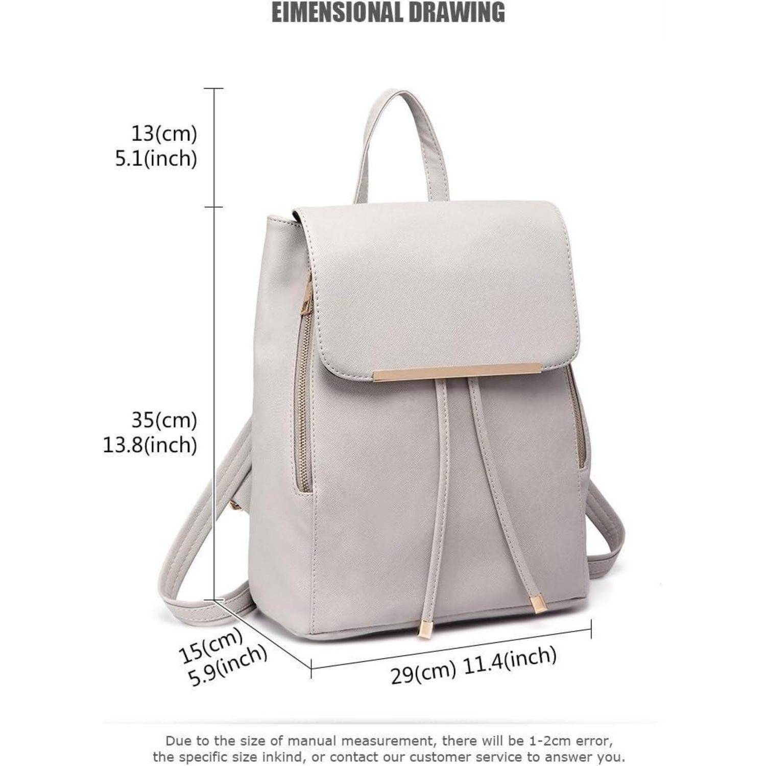 Rucksackabmessungen: Höhe 35 cm (13,8 Zoll), Breite 29 cm (11,4 Zoll), Tiefe 15 cm (5,9 Zoll). Hinweis: Geringfügige Maßabweichungen möglich.