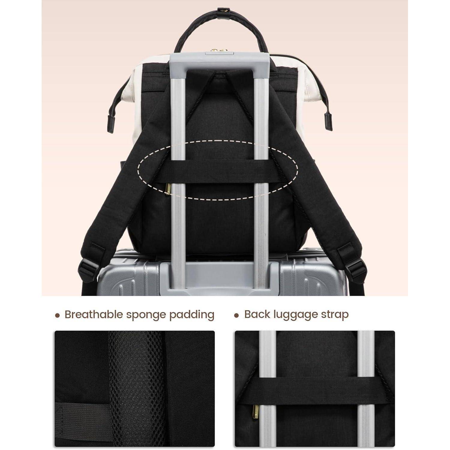 Damen Rucksack Klein Elegant Wasserdicht 2 in 1 Backpack Schule Reise