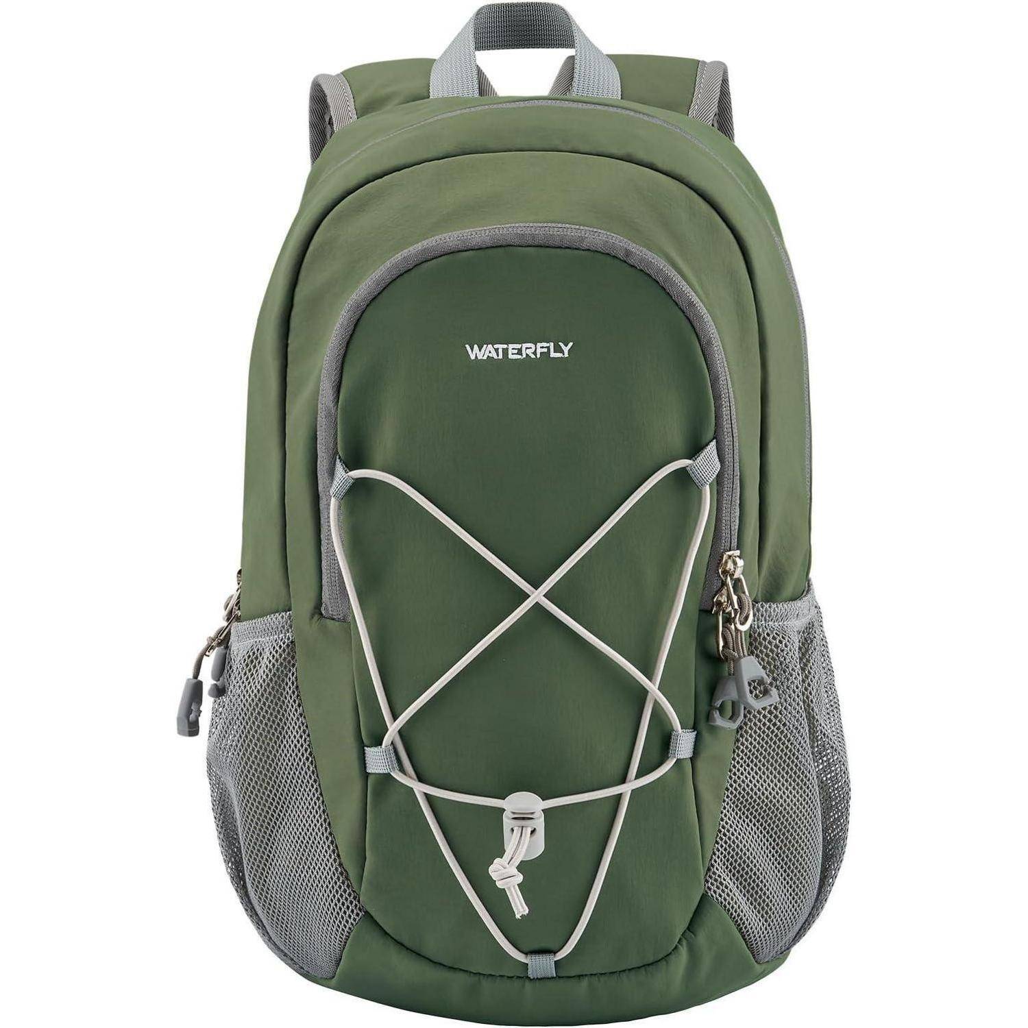 Rucksack 12L Daypack Brustschnalle Wandern Camping Fahrrad Olivgrün