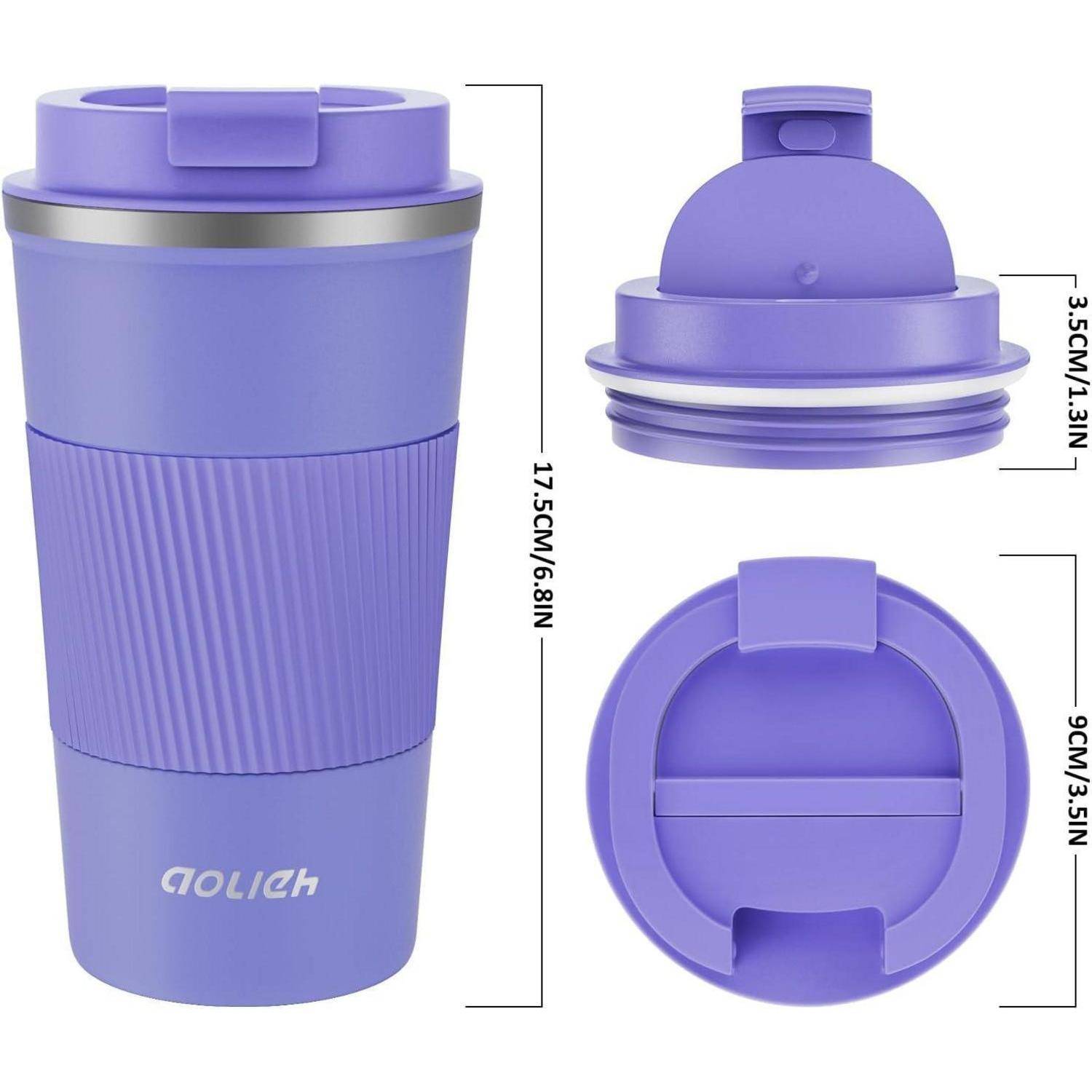Thermobecher Kaffeebecher auslaufsicherer Deckel Edelstahl Travel Mug