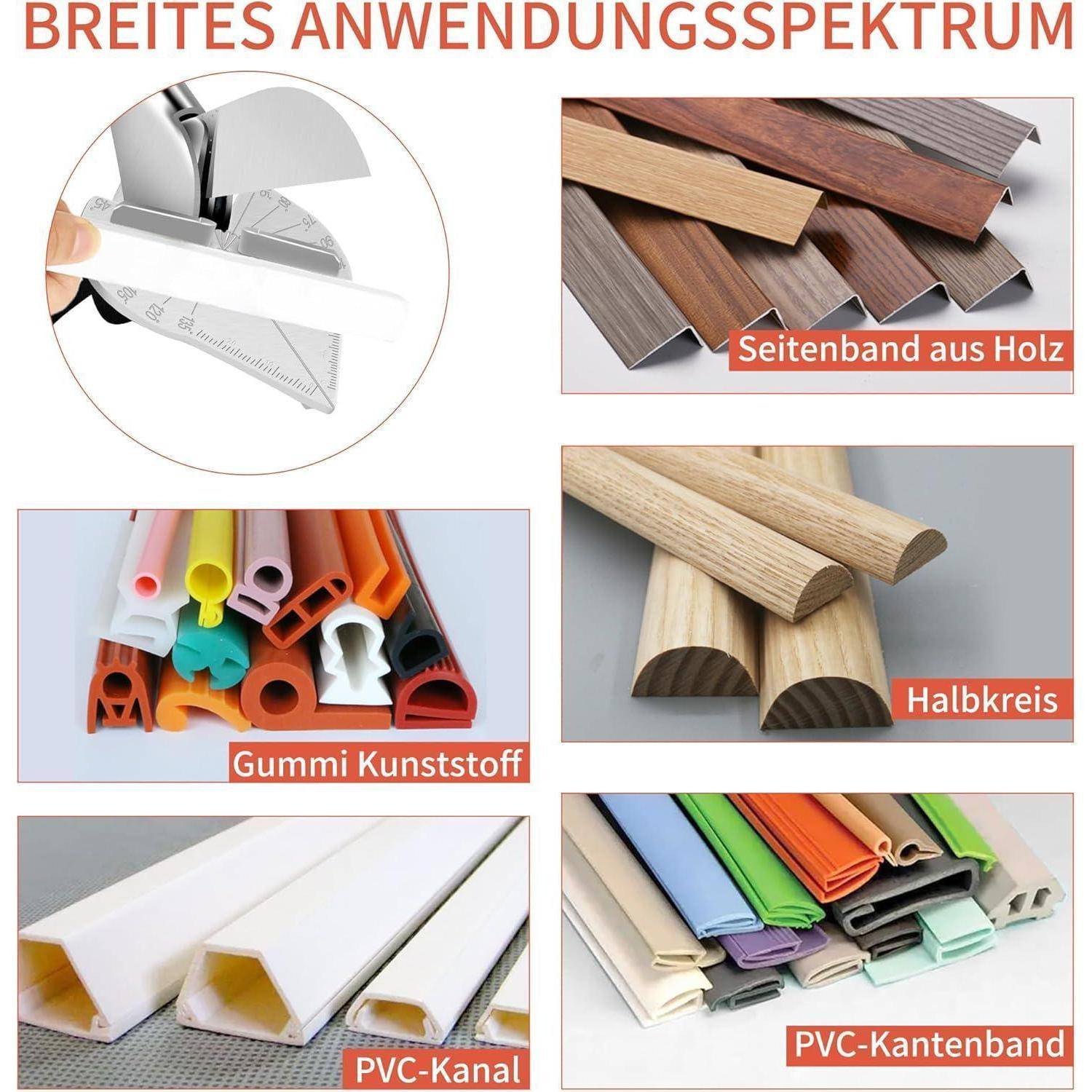 Gehrungsschere Winkelschere präziser Schnitt Kunststoff Gummi Holz