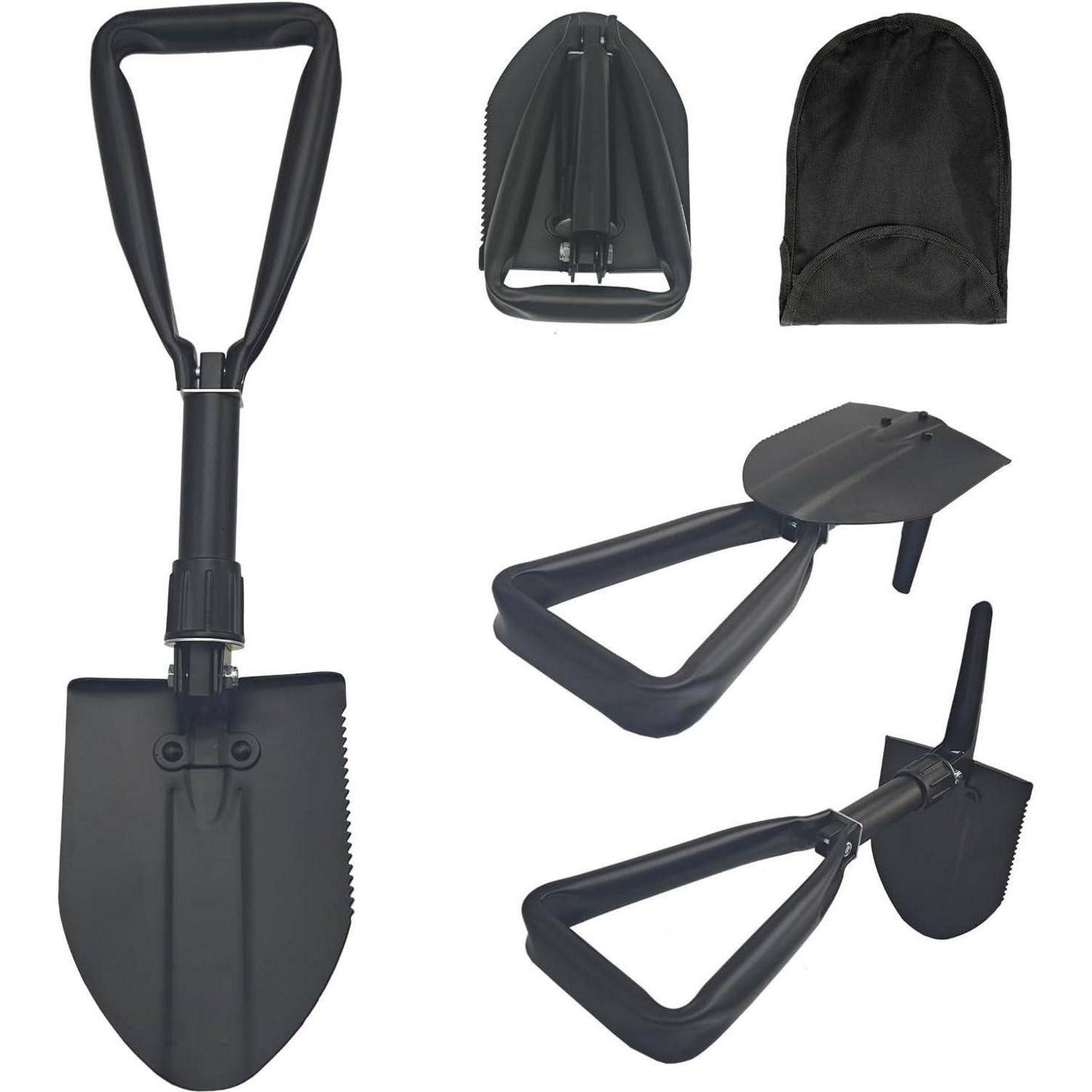 Klappspaten Camping Hochfester Kohlenstoffstahl Schaufel