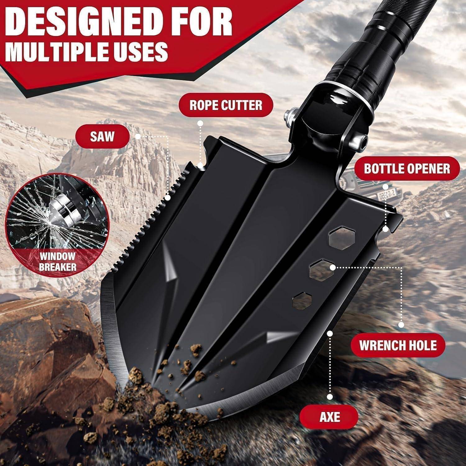 Klappspaten Klappschaufel Outdoor Survival Camping Notfälle 76cm