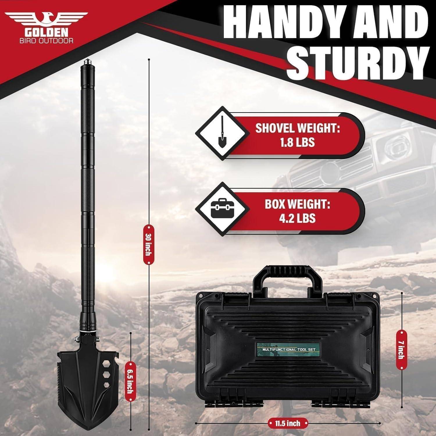 Klappspaten Klappschaufel Outdoor Survival Camping Notfälle 76cm