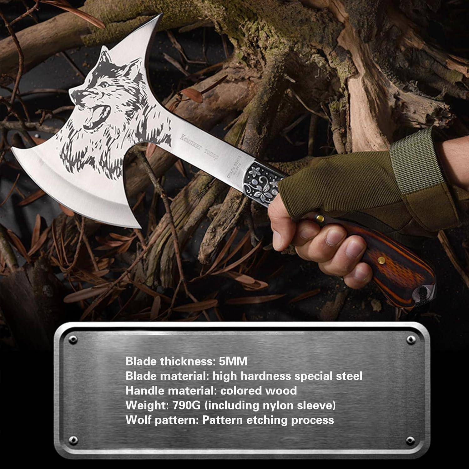 Multifunktionsaxt tragbar robust rutschfester Griff Camping