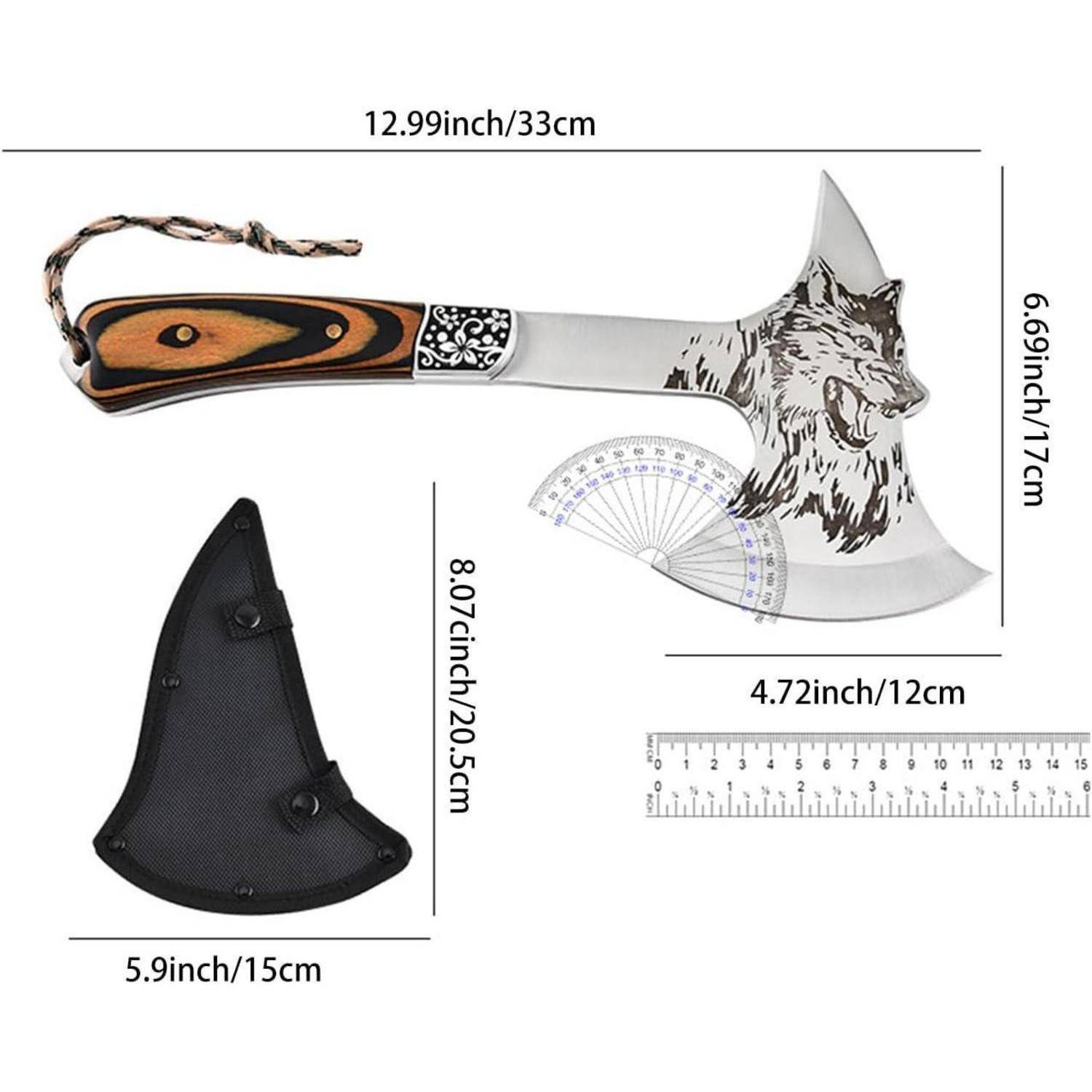 Multifunktionsaxt tragbar robust rutschfester Griff Camping