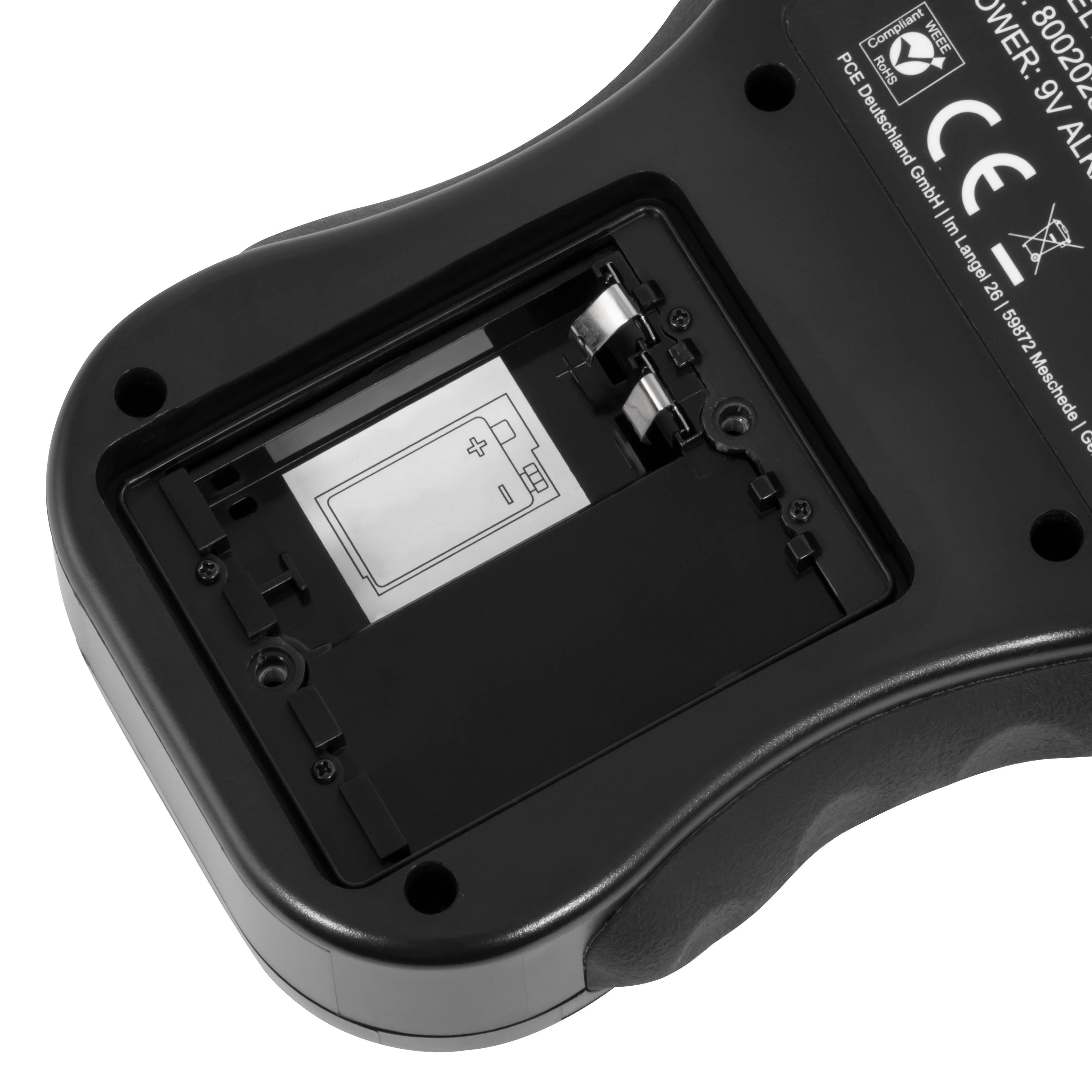 PCE Instruments Oberflächenwiderstandsmessgerät PCE-SRM 20 |Messbereich 10³Ω ... 10¹²Ω |±0,5 Dekade |inkl. 2 Elektroden