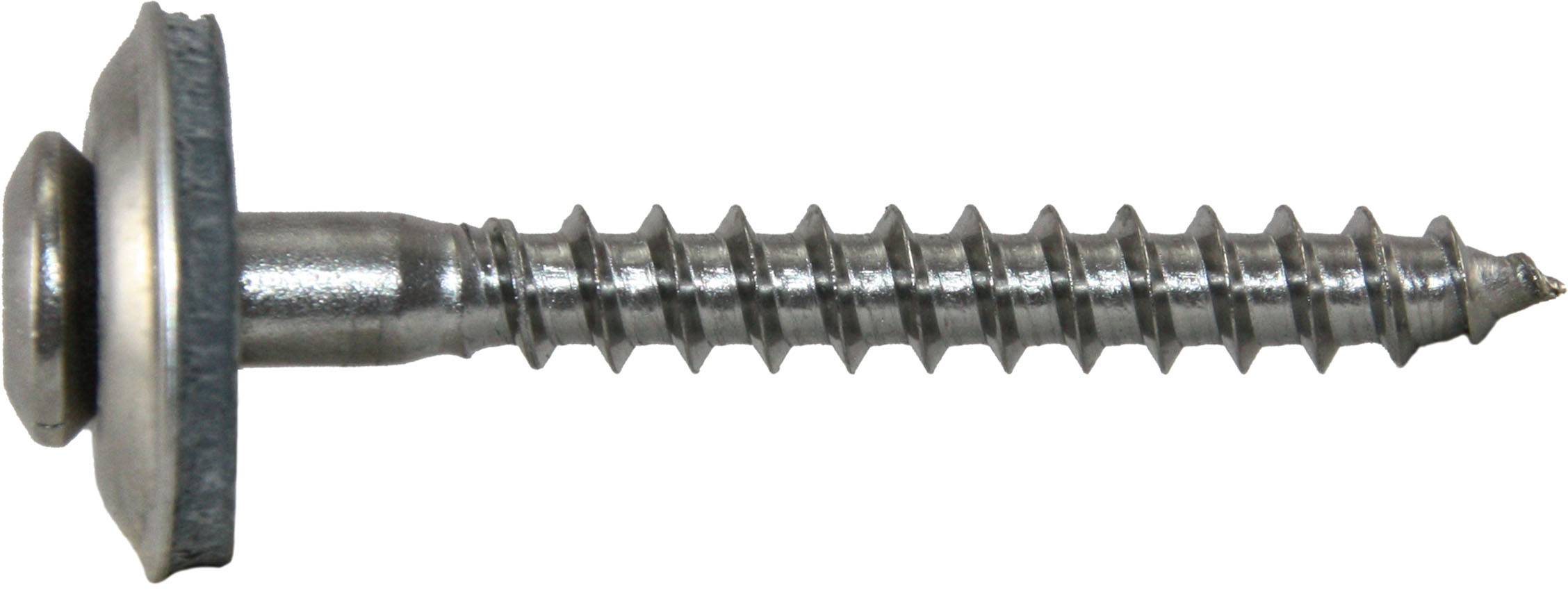 Spenglerschrauben Edelstahl 15 mm Dichtscheibe TORX 4,5x20 mm 200 Stk.