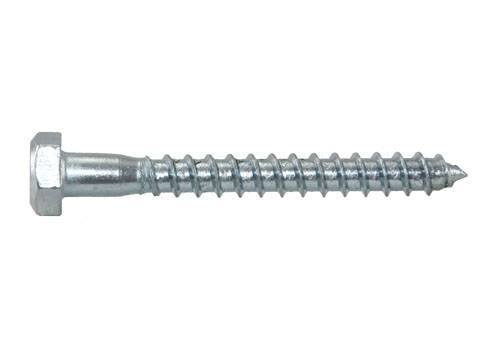 Sechskantholzschrauben galv. verzinkt DIN 571 8,0 mm 50 mm 50 Stk.