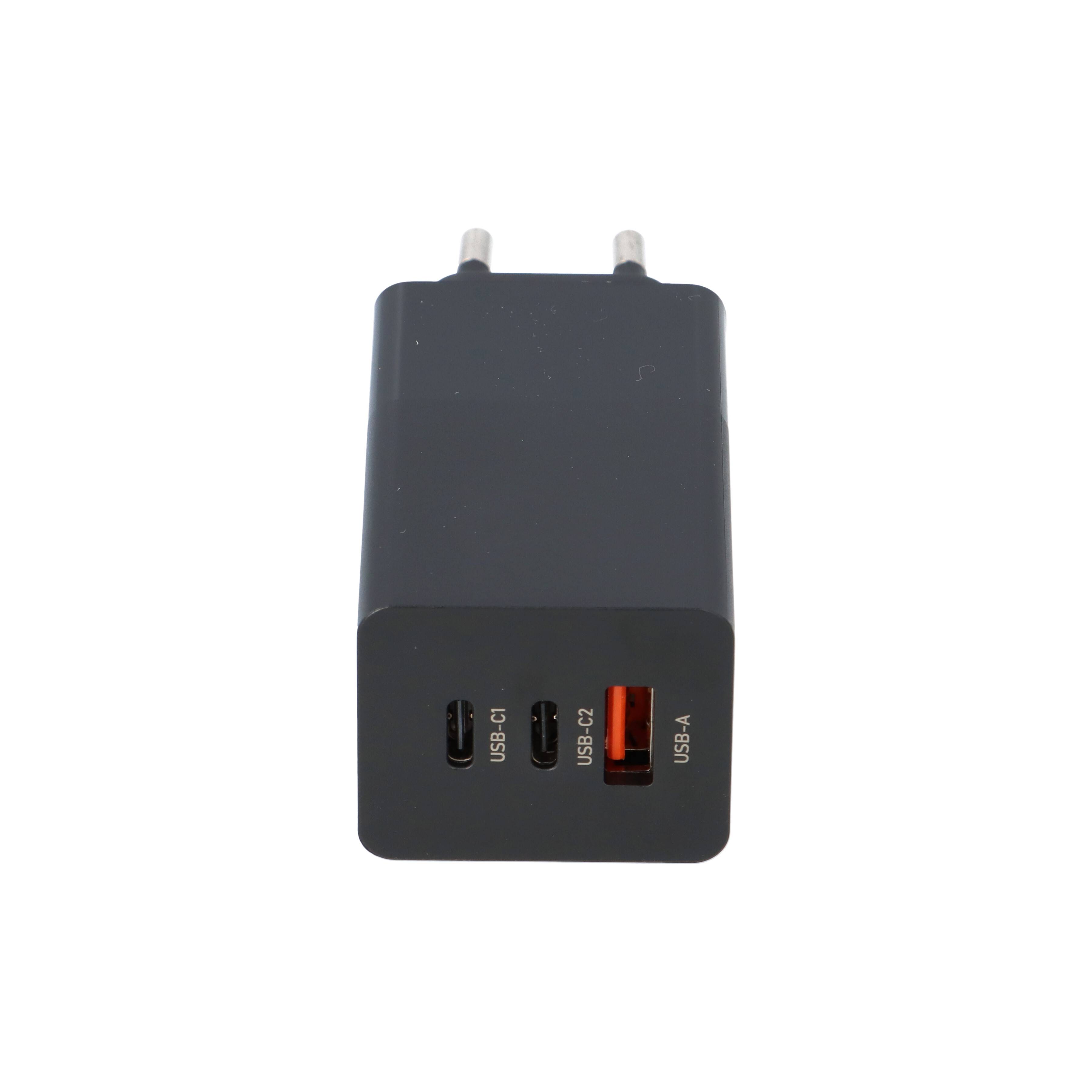 PATONA Premium GaN PD65W Adapter schwarz 2xUSB-C 1xUSB-A