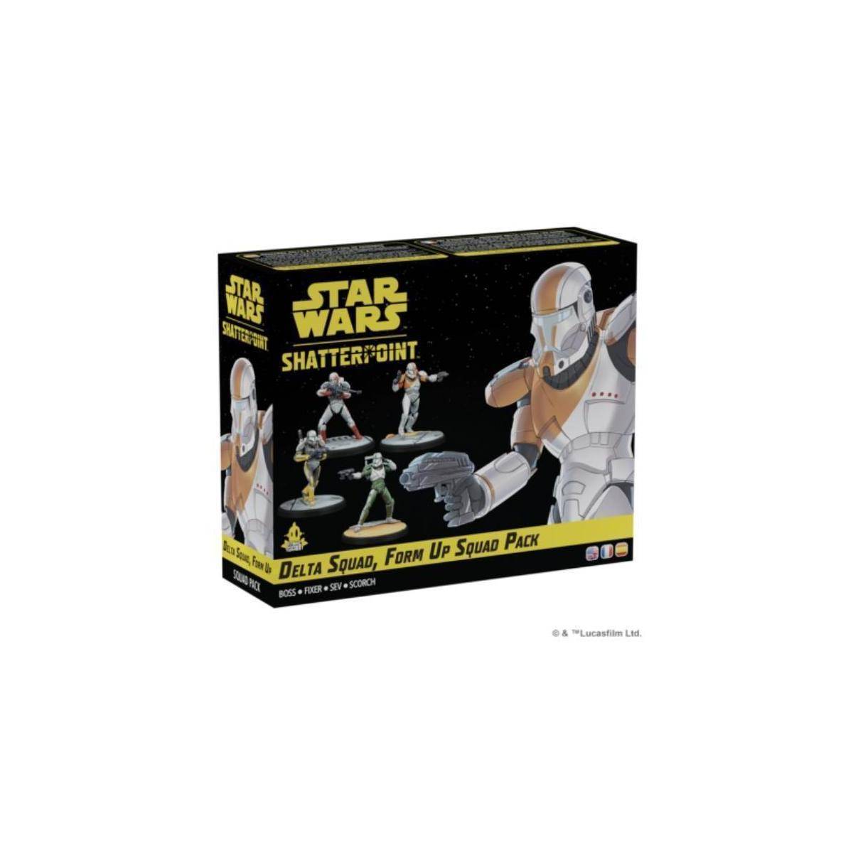 AMGE1002 - Star Wars Shatterpoint - Delta Squad, Aufstellen