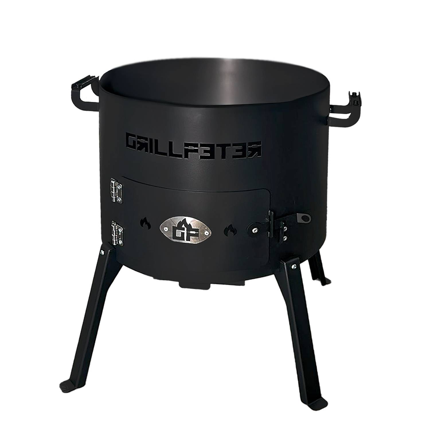 Utschak Nurlan Ø45 cm mit Kazan 20L aus Gusseisen und Reinigungsset