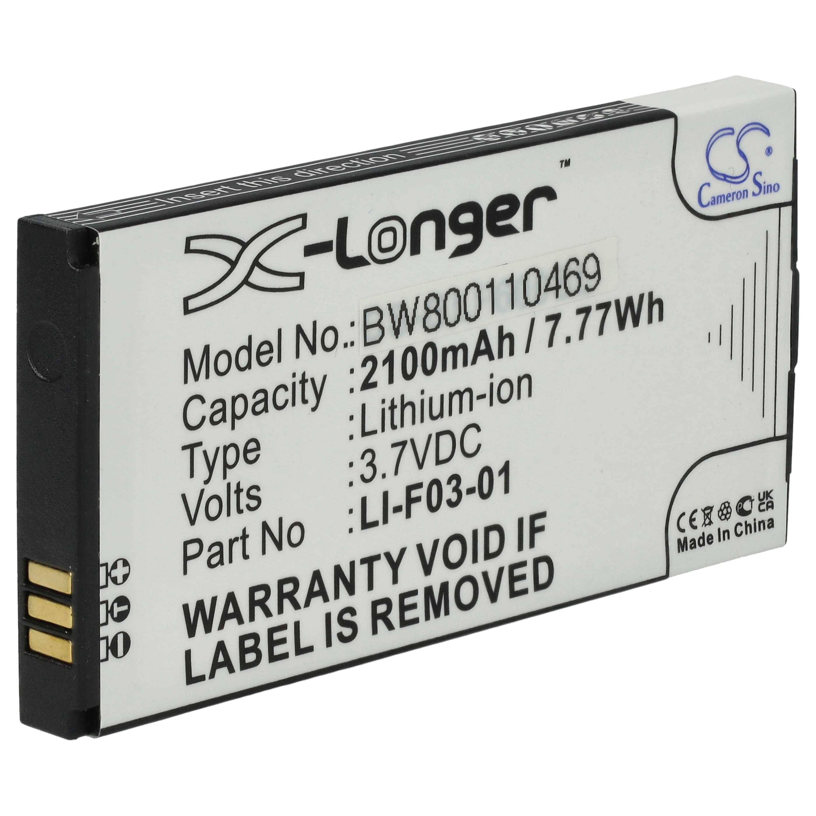 Lithium-Ionen-Batterie mit der Bezeichnung „X-Longer