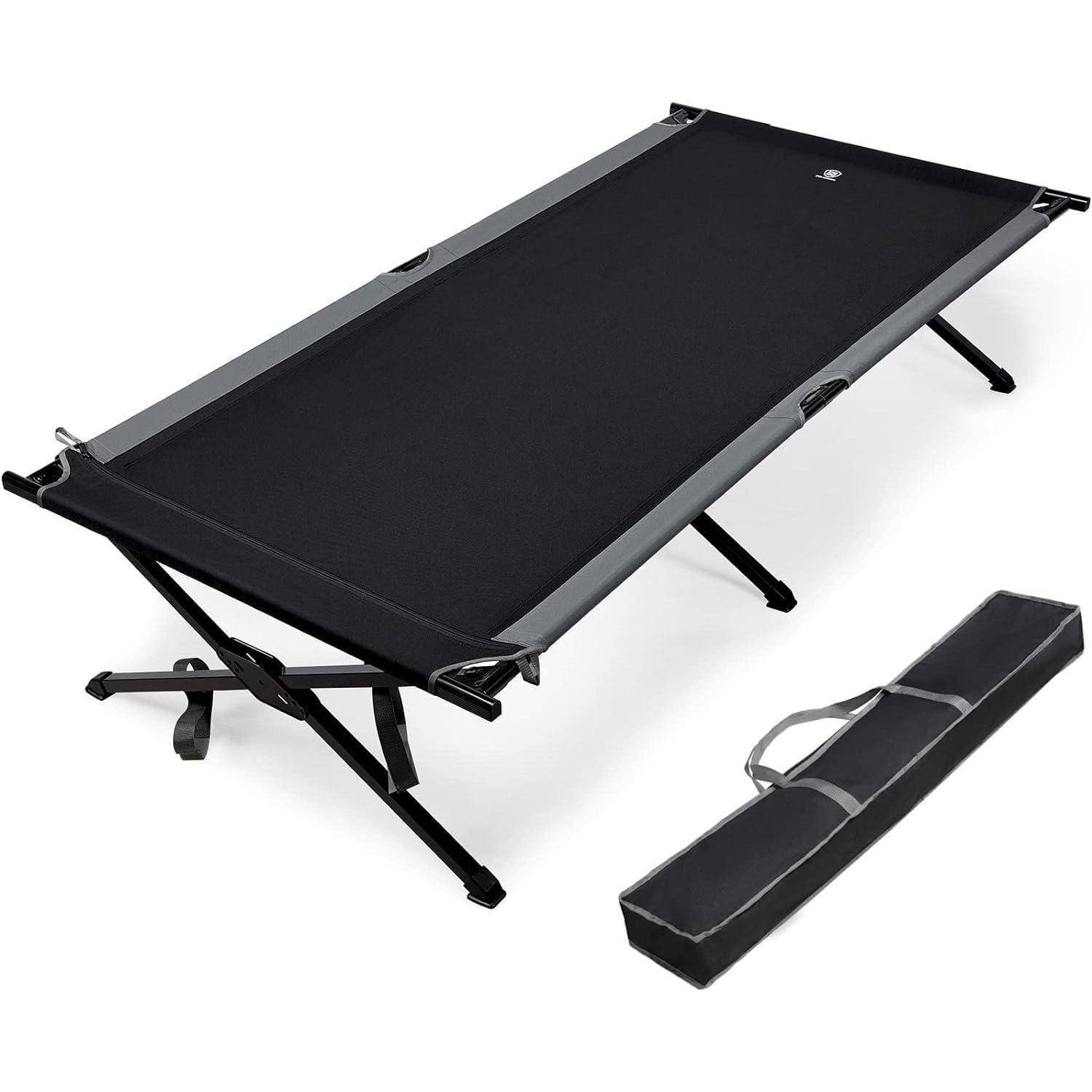 Feldbett XXL 300KG belastbar Klappbett 214cm x106cm Campingbett für