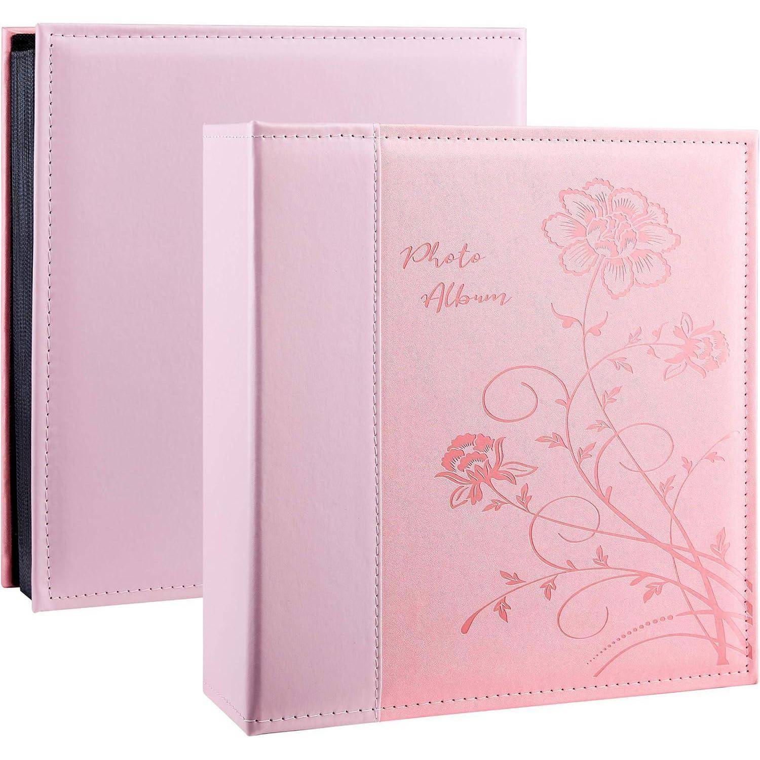 Fotoalbum 600 Fotos 15.2x10.2 cm Einstecken Ledereinband Hochzeit