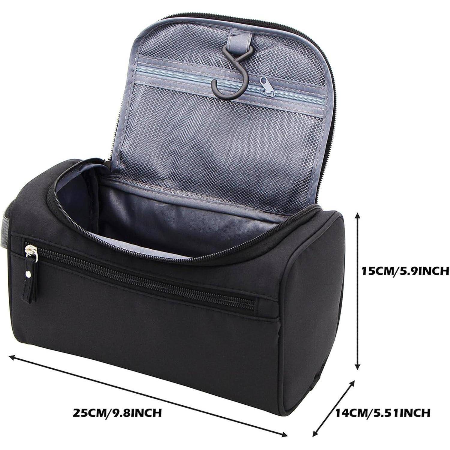 Kulturbeutel Reise Kulturtasche Aufhängen Waschtasche Schwarz 25x15x15