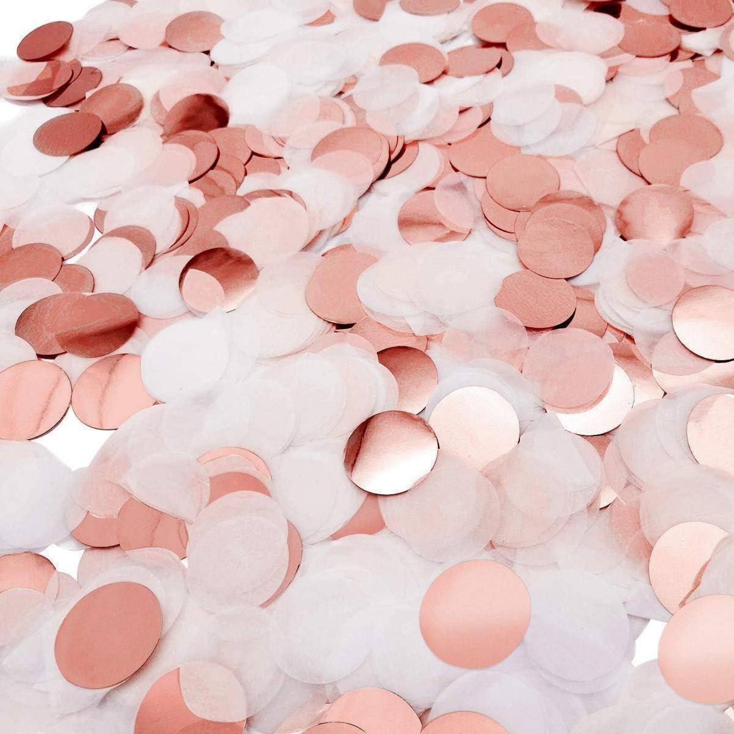 Konfetti Rosegold Punkte Streudeko Geburtstag Hochzeit Party 30g