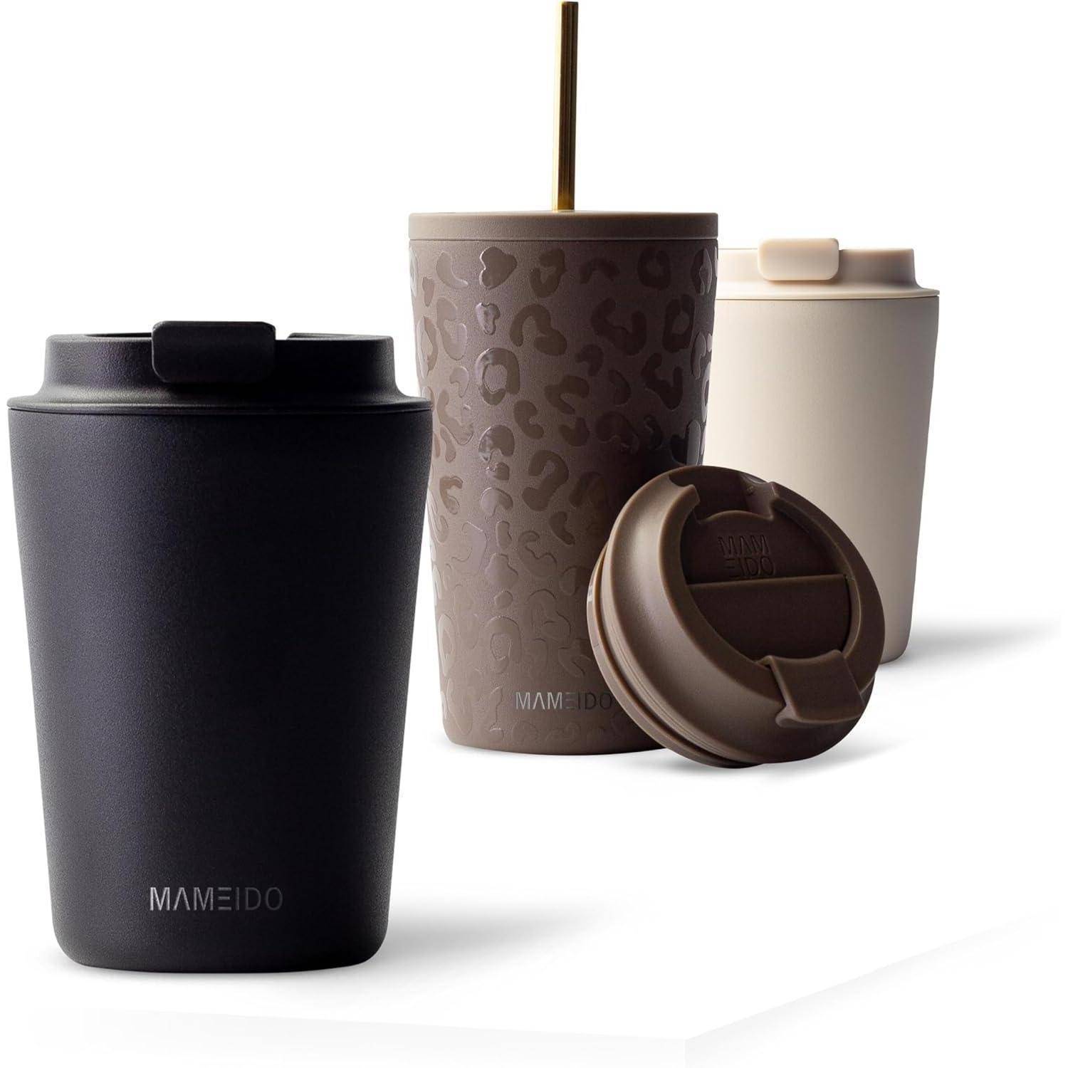 Thermobecher 350ml 470ml 700ml doppelwandig isoliert auslaufsicher