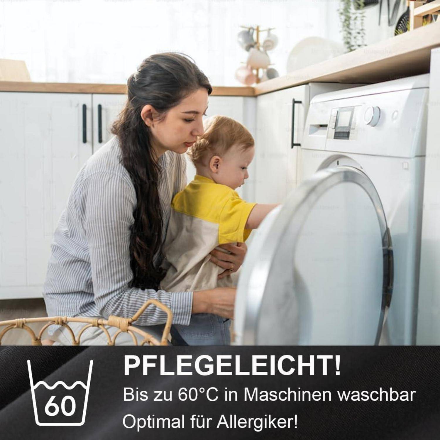 Bettwäsche 200x200 Rosa - Weiches Bettwäsche-Set Mikrofaser