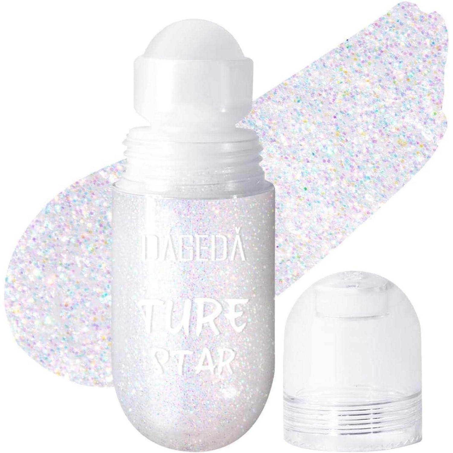 Glitter Gel Body Rollon Face Hair Mermaid Rave Halloween 01 Dazzle