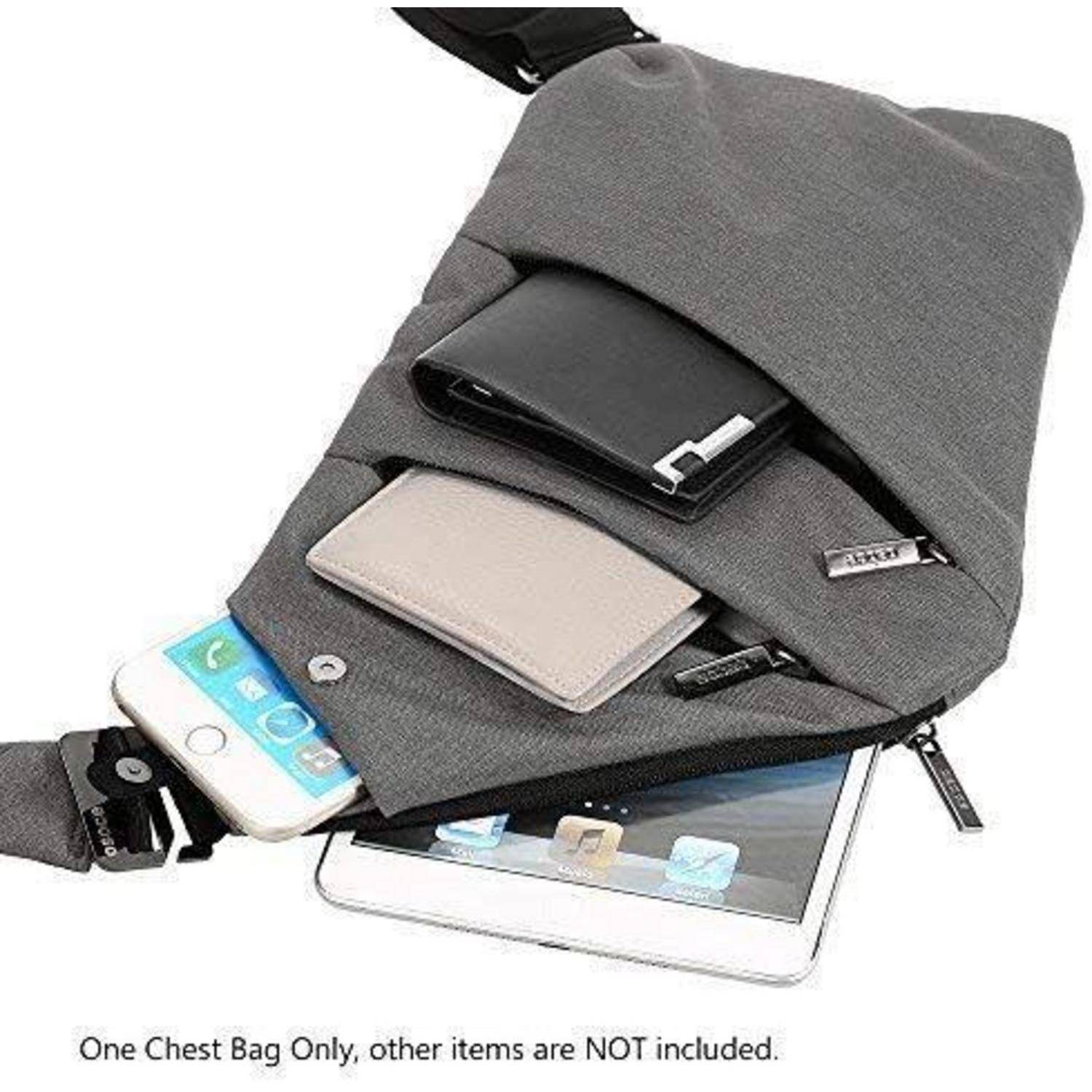 Anti-Diebstahl Schultertasche Brusttasche Crossbody Sling