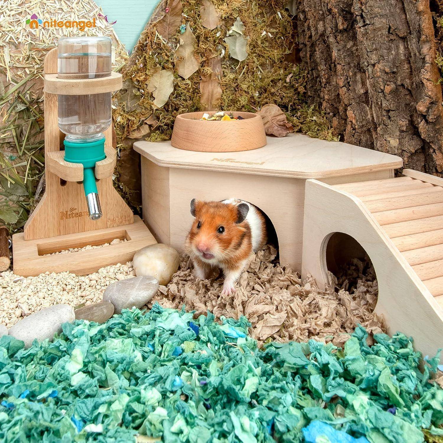 Hamsterversteck für kleine Haustiere, Waldhaus, Dekoration