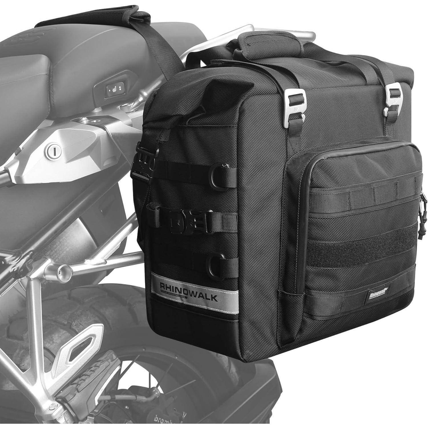 Motorrad Gepäckträgertasche Satteltasche Wasserdicht 25L