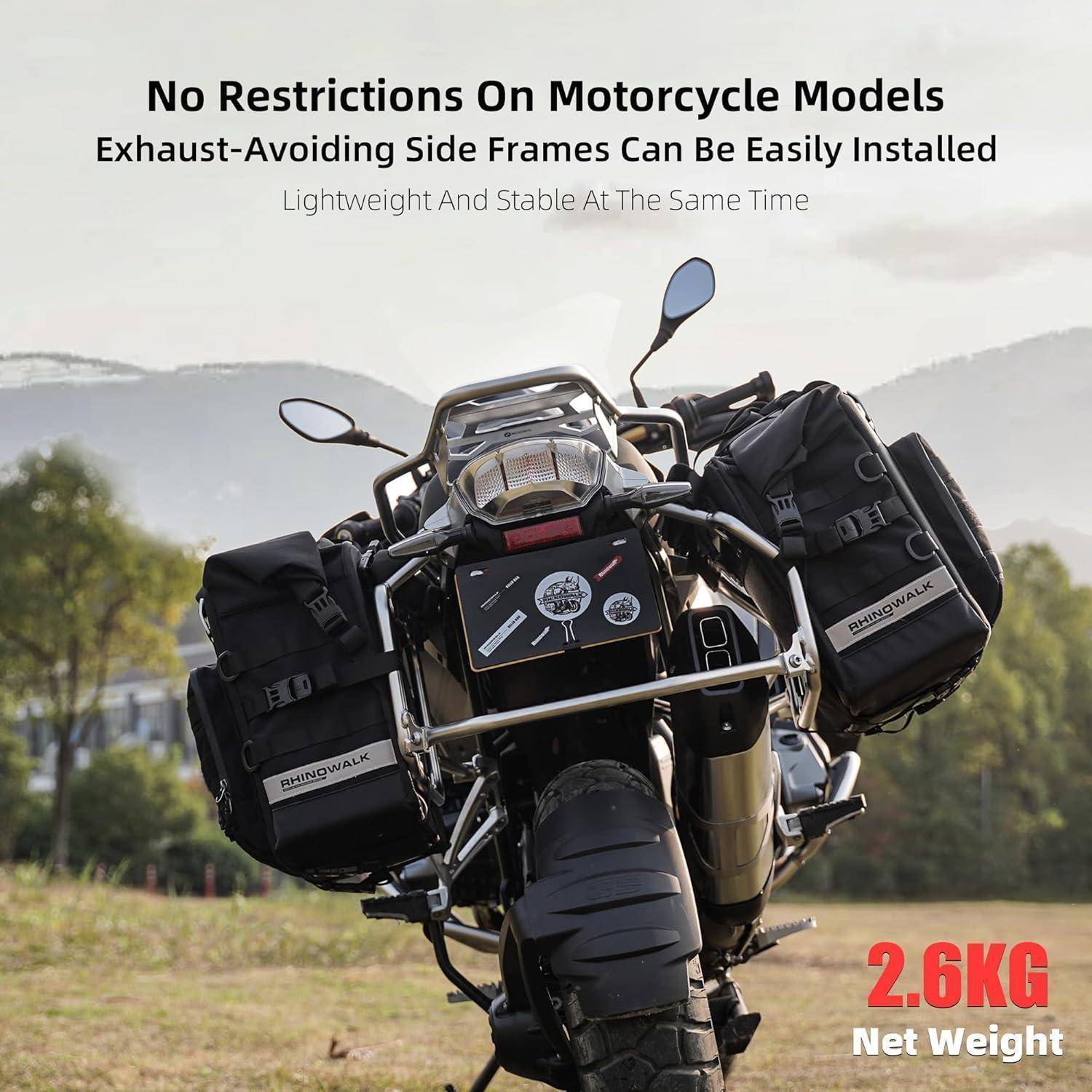Motorrad Gepäckträgertasche Satteltasche Wasserdicht 25L