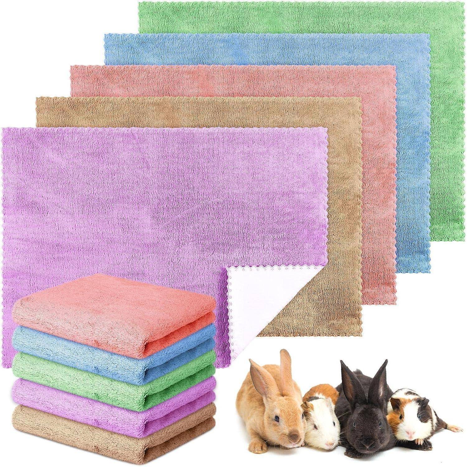 10 Stück Wasserdichte Meerschweinchen Decken 18 x 24 Zoll Mehrfarbig